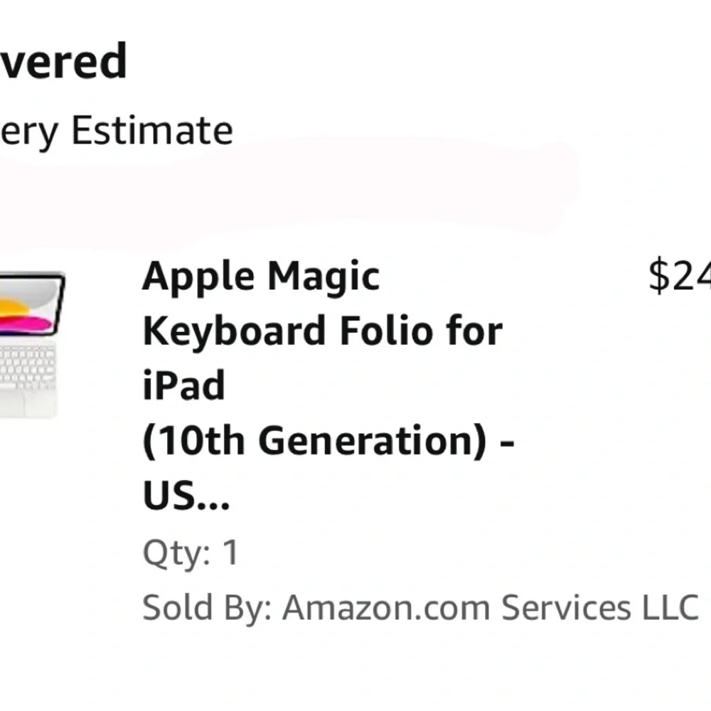 Apple Magic Key Board IPad 10th Generation (iPad not included)